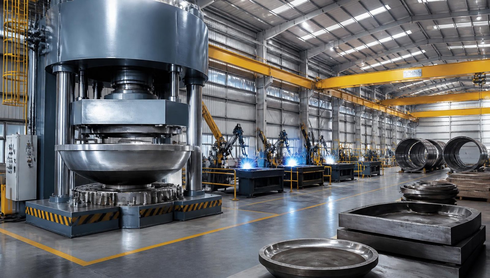 Heavy fabrication and manufacturing facility at Shree Hari Engineering Works